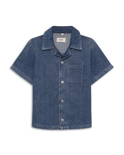 Dl1961 Boys' Ezra Shirt - Big Kid In Blue