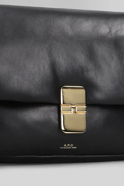Apc A.p.c. Grace Soft Shoulder Bag In Black