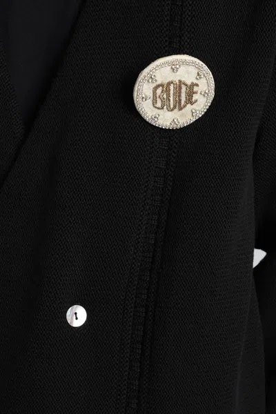 Bode Cardigan In Black