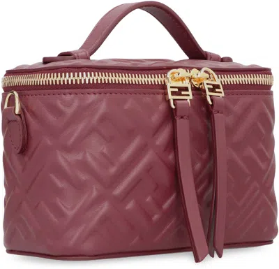 Fendi Mini Bag  Vanity In Leather In Purple