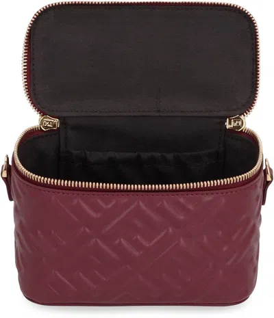 Fendi Mini Bag  Vanity In Leather In Purple
