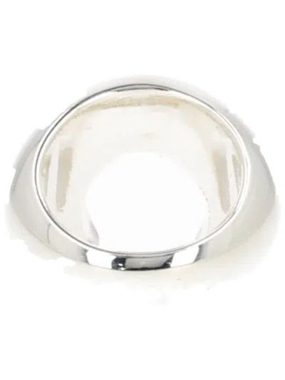 Marine Serre "moon" Ring In Gray