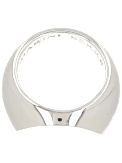 Marine Serre "moon" Ring In Gray