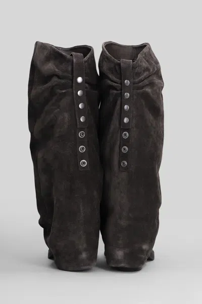 Ash Liam Low Heels Boots In Brown