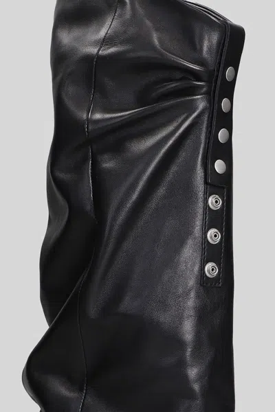 Ash Liam Low Heels Boots In Black