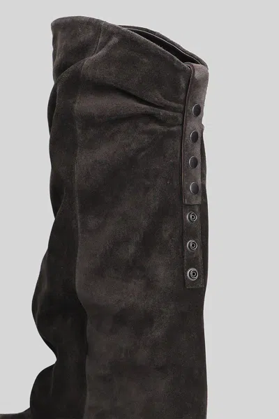 Ash Liam Low Heels Boots In Brown