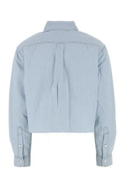 Miu Miu Shirts In Blue