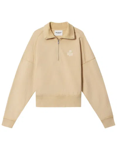 Isabel Marant Étoile Beige Ross Sweatshirt In Brown