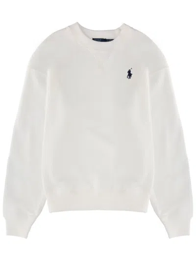 Polo Ralph Lauren Sweatshirt With Logo In White