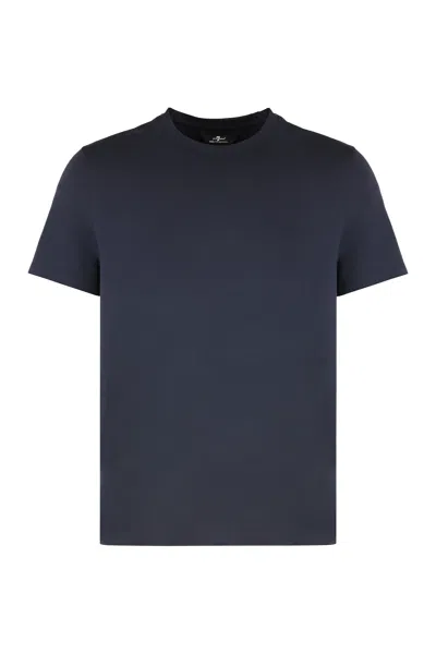 7 For All Mankind Set Of Three Cotton T-shirts In Multi