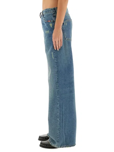 Amish Wider Dust Jeans In Blue
