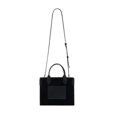 Balmain B-army Small Shopper Bag In Black