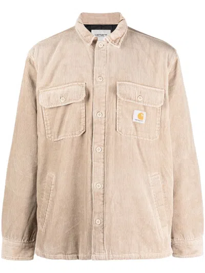 Carhartt Wip Sand Corduroy Whitsome Shirt Jacket In Brown