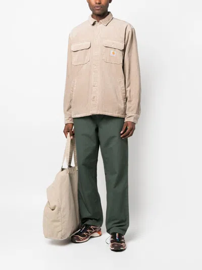 Carhartt Wip Sand Corduroy Whitsome Shirt Jacket In Brown