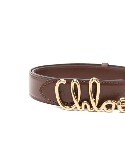 Chloé Belts In Brown