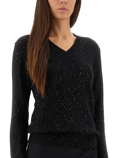 Fabiana Filippi Sequined Shirt In Black