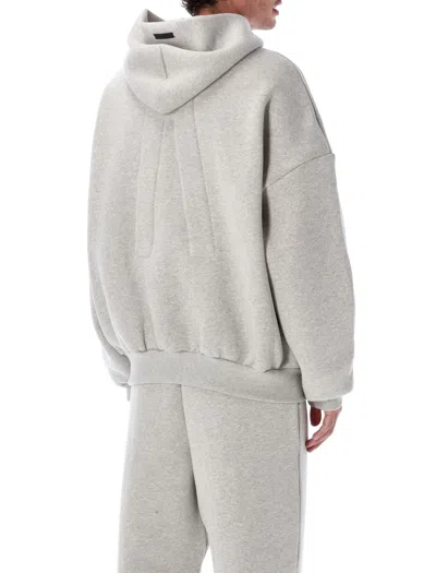 Fear Of God Gray Athletics Half Zip Hoodie In Animal Print