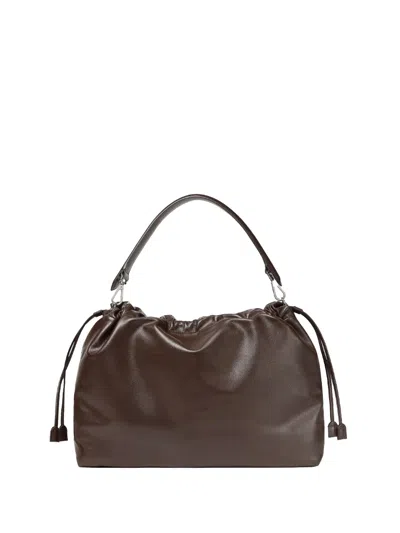 Fendi Structured Shoulder Bag Featuring Adjustable Strap In Brown