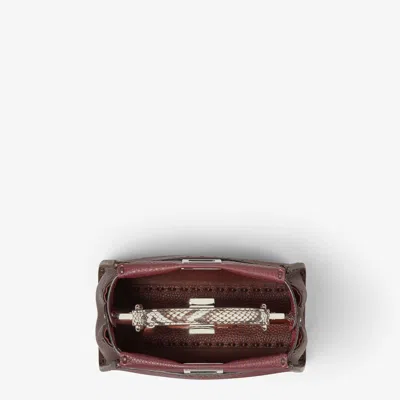 Fendi Peekaboo Mini Bag In Leather