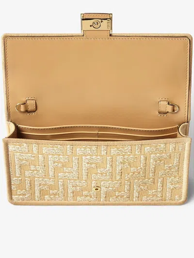 Fendi Wallet On Chain Accessories In Neutral