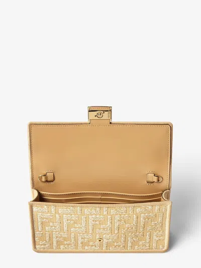 Fendi Wallet On Chain Accessories In Neutral