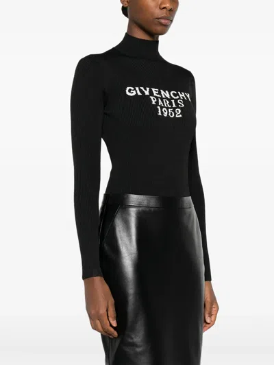 Givenchy Black Polyester Bodysuit In Black