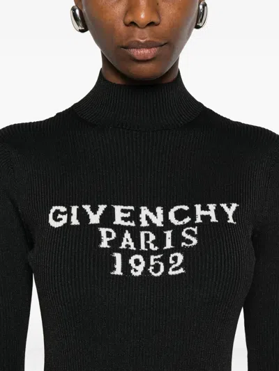 Givenchy Black Polyester Bodysuit In Black