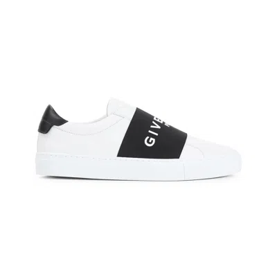 Givenchy Sneaker Urban Street In Pelle Con Fascia Elasticizzata In White