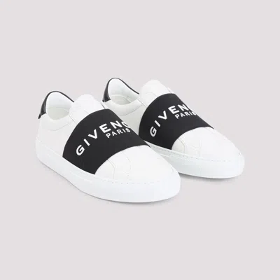 Givenchy Sneaker Urban Street In Pelle Con Fascia Elasticizzata In White