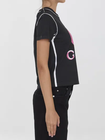 Gucci Black Cotton T-shirt In Black