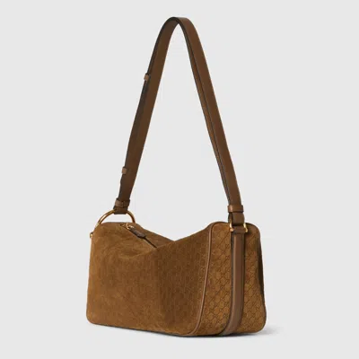 Gucci Brown Leather Handbag In Brown