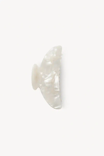 Machete Midi Heirloom Claw In White Shell, Women's At Urban Outfitters In White