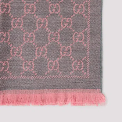 Gucci Women Gg Wool Scarf In Multi