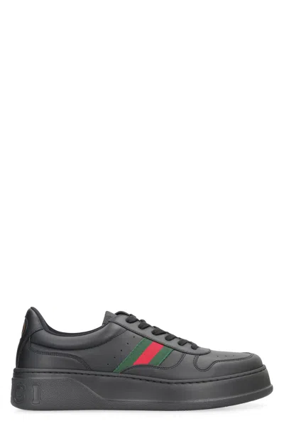 Gucci Sneakers Low-top In Leather In Multi