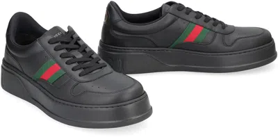 Gucci Sneakers Low-top In Leather In Multi