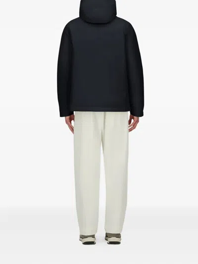 Herno Hooded Down Jacket With Drawstring And Pockets In Black