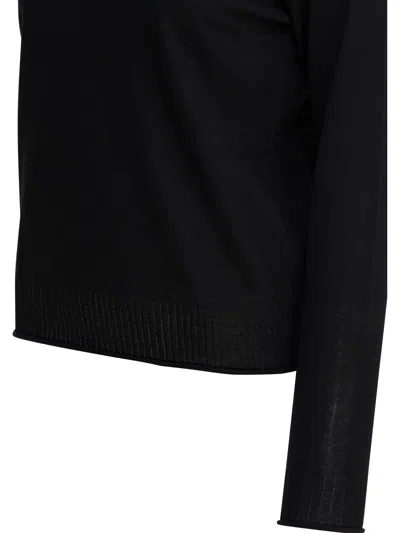 Ines De La Fressange Angelica Merino Wool Sweater In Black