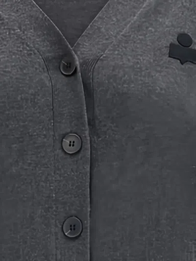 Isabel Marant Étoile Isabel Marant Etoile Karina Cotton Blend Cardigan In Gray