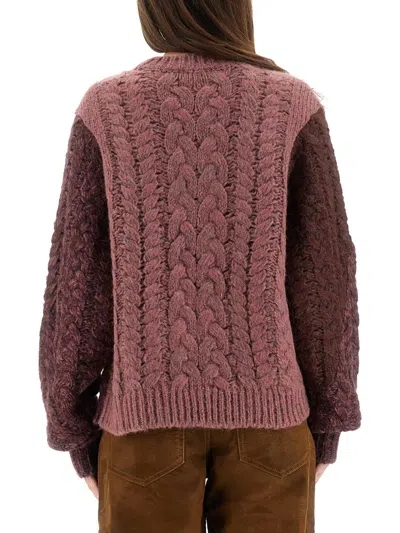 Isabel Marant Étoile Isabel Marant Etoile Patchwork Daryl Sweater In Red