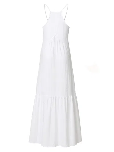 Isabel Marant Étoile Isabel Marant Etoile White Vasma Cottonvoile Dress In White