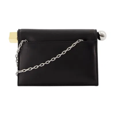 Jacquemus La Pochette Rond Carre Bag In Black