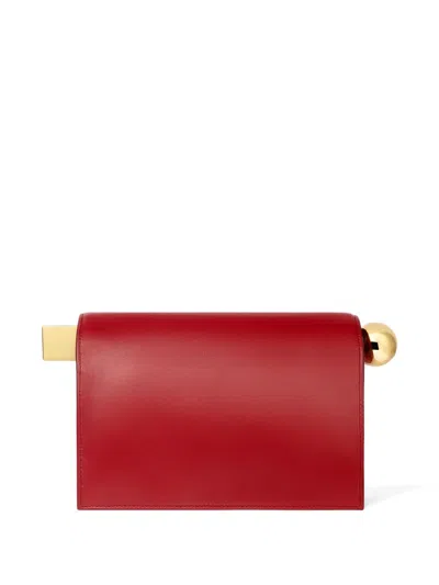 Jacquemus La Pochette Rond Carre In Red