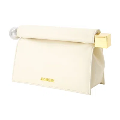 Jacquemus La Pochette Rond Carre In White