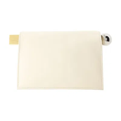 Jacquemus La Pochette Rond Carre In White