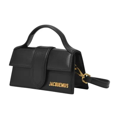 Jacquemus Le Bambino Leather Handbag In Black