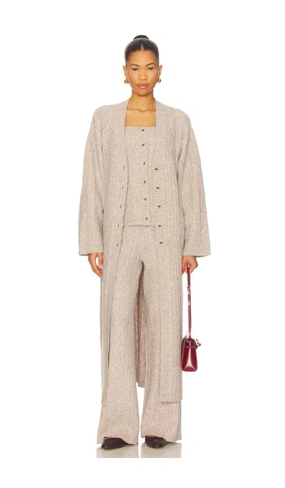 4th & Reckless Cara Cardigan In Brown