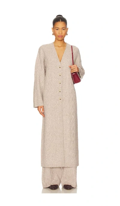 4th & Reckless Cara Cardigan In Brown