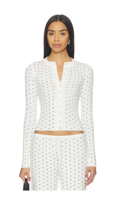 Frankies Bikinis Lenon Cloud Knit Sweater In White