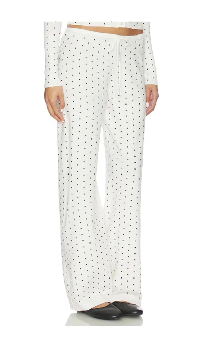 Frankies Bikinis Pant Mellow Cloud Knit Pant In White