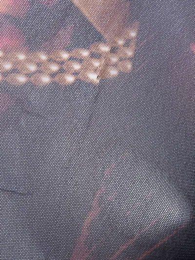 Jean Paul Gaultier Re Edition Tennis Mesh Graphic Top In Multi